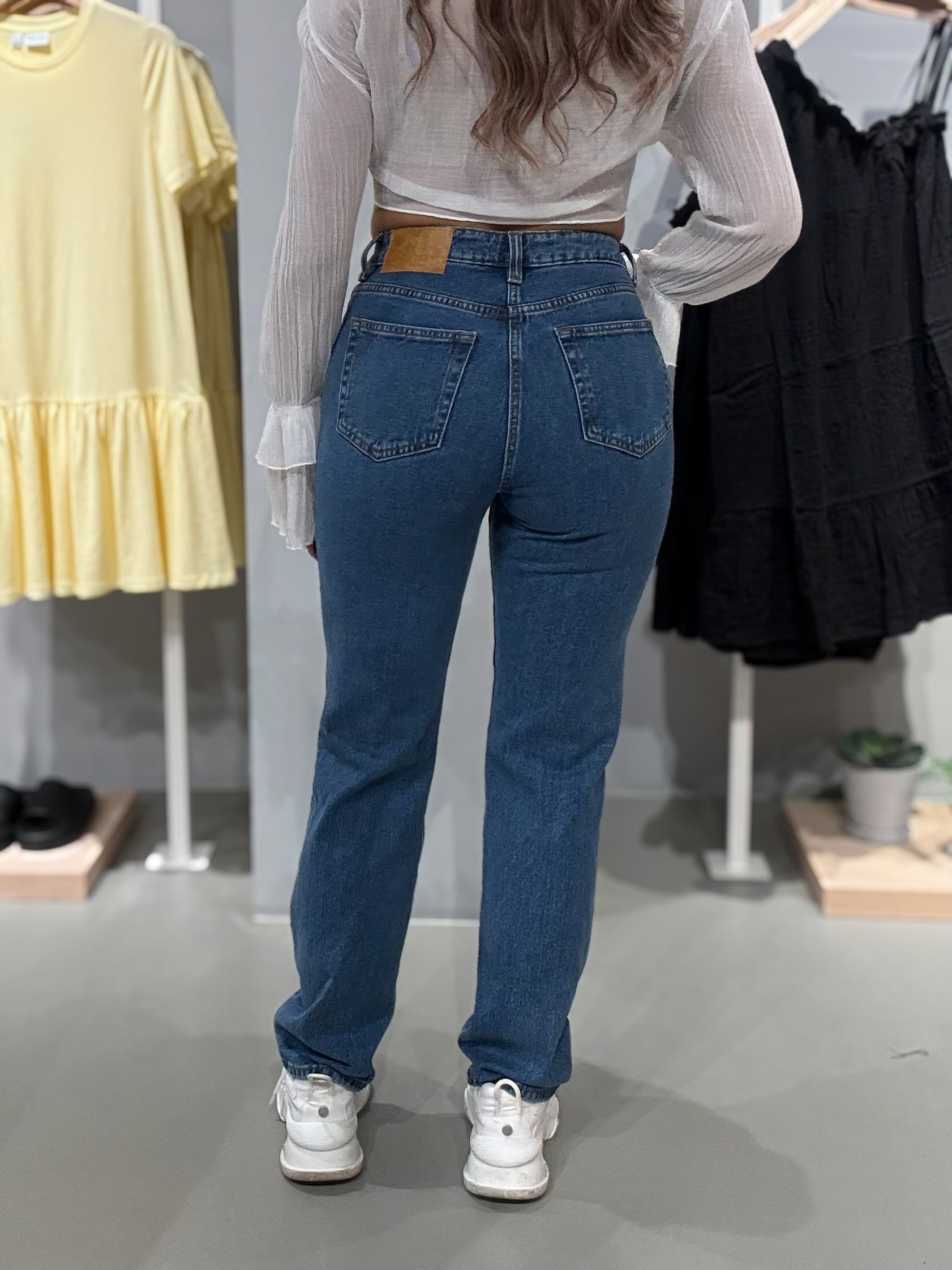 PCKYLIE Jeans - Medium Blue Denim