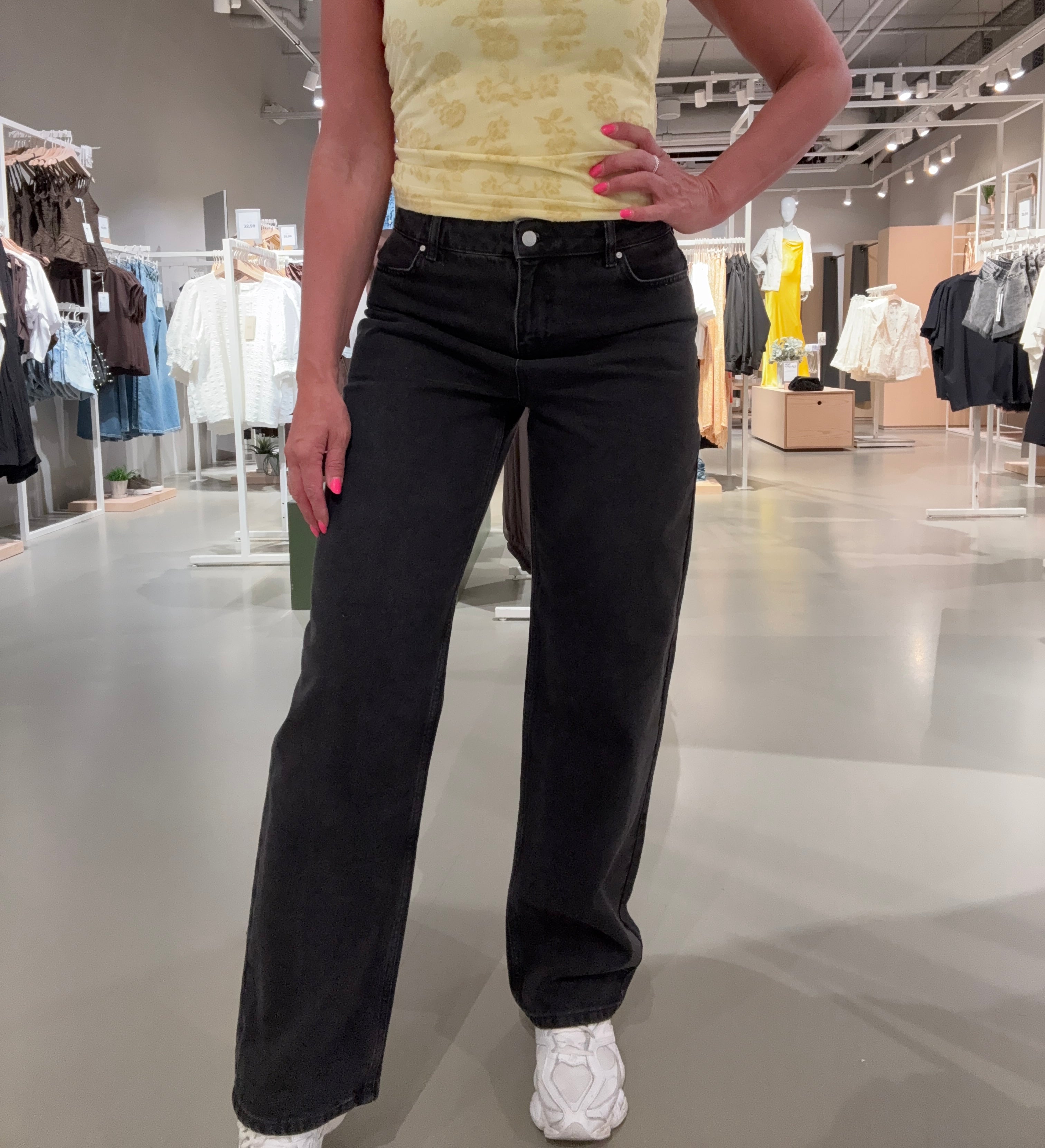 NMALEXA Jeans - Black Denim
