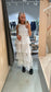 PCCLARA Long Dress - Bright White