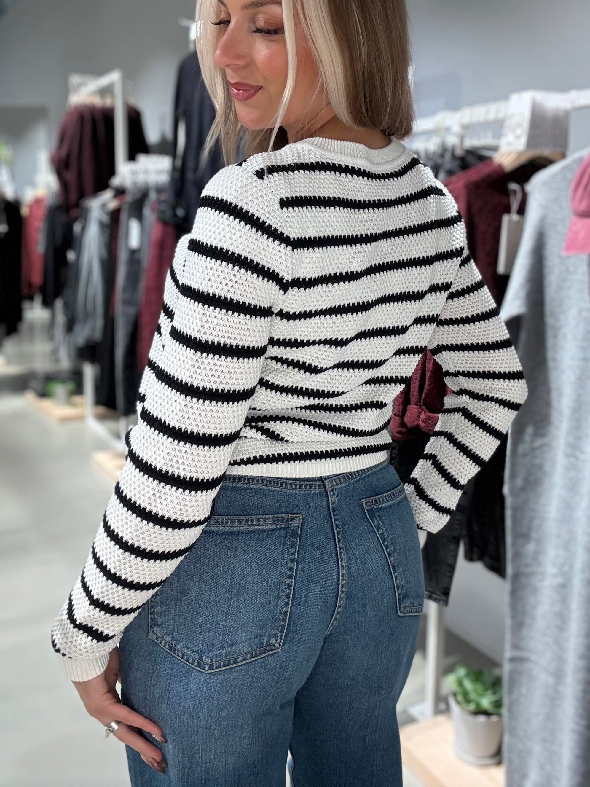 VIDALO Pullover - White Alyssum