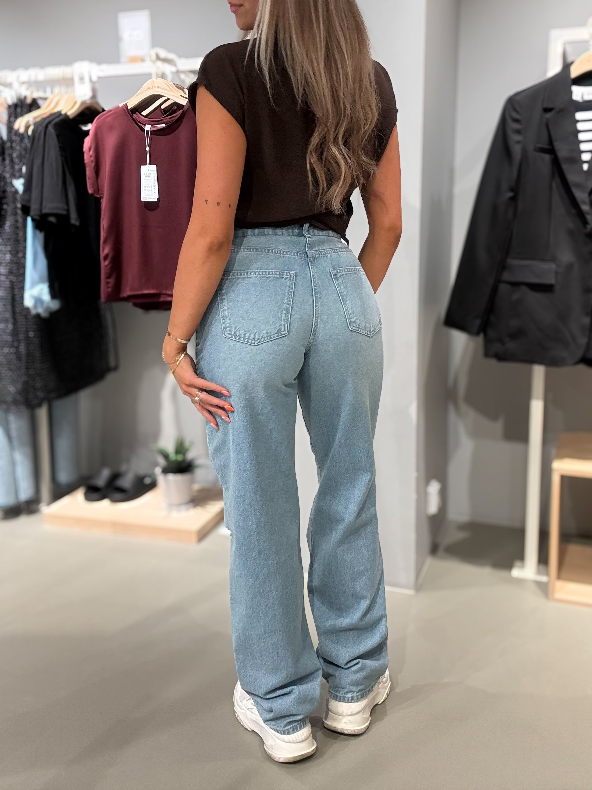 NMJANNEL Jeans - Light Blue Denim