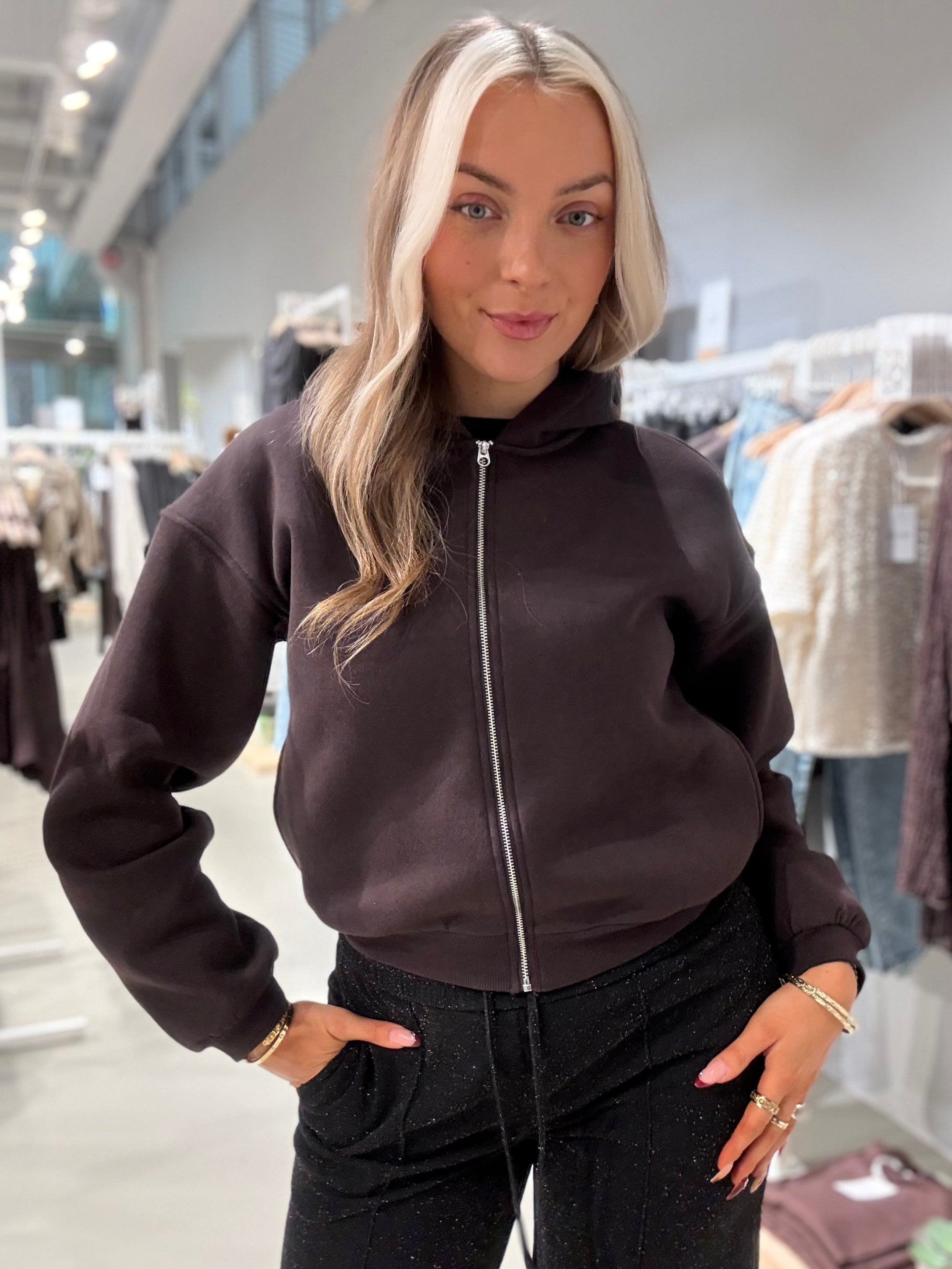 PCVALENTINA Sweatshirt - Ganache