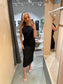 VIGERY Midi Dress - Black Beauty