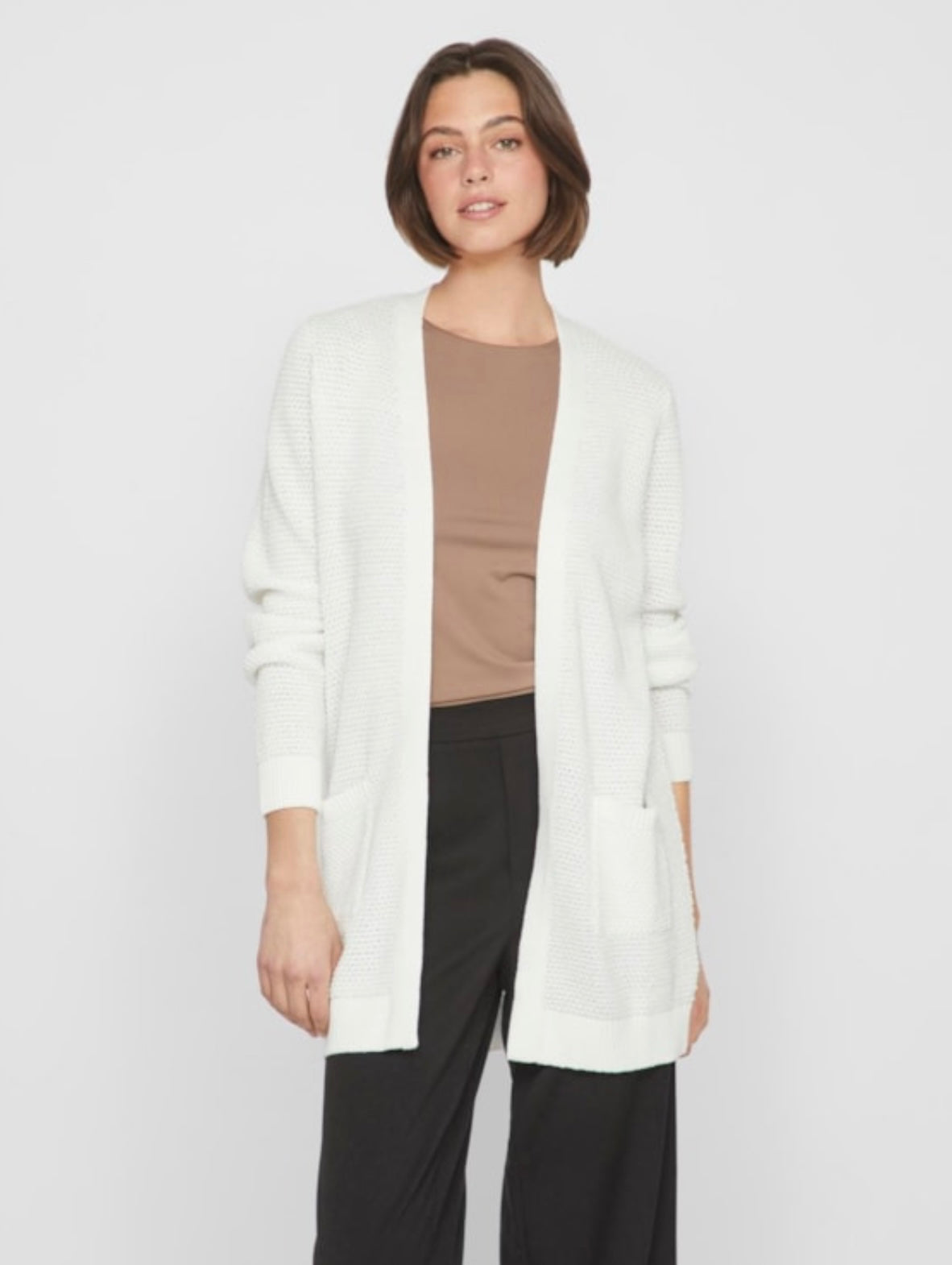 VIDALO Cardigan - White Alyssum