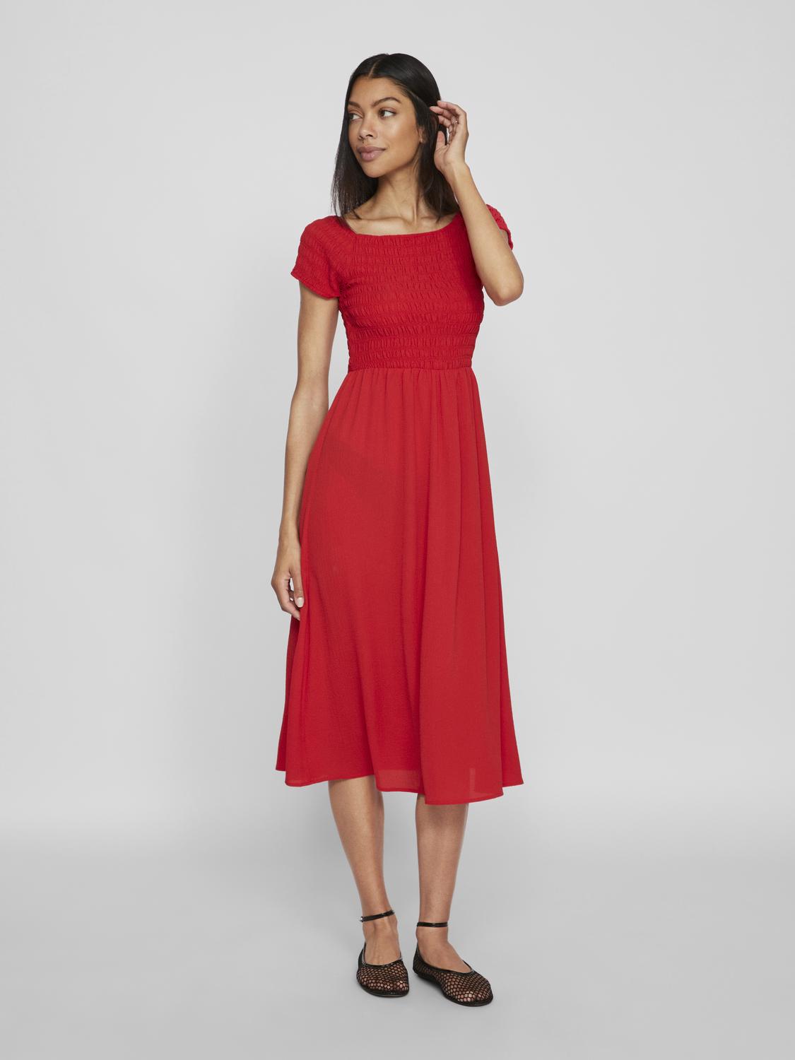 VIRITA Dress - Mars Red