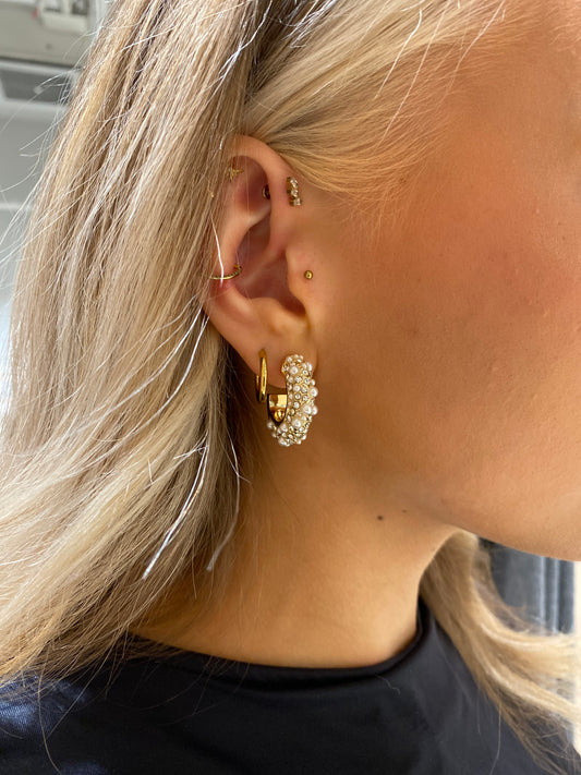 PCJENNE Earrings - Gold Colour