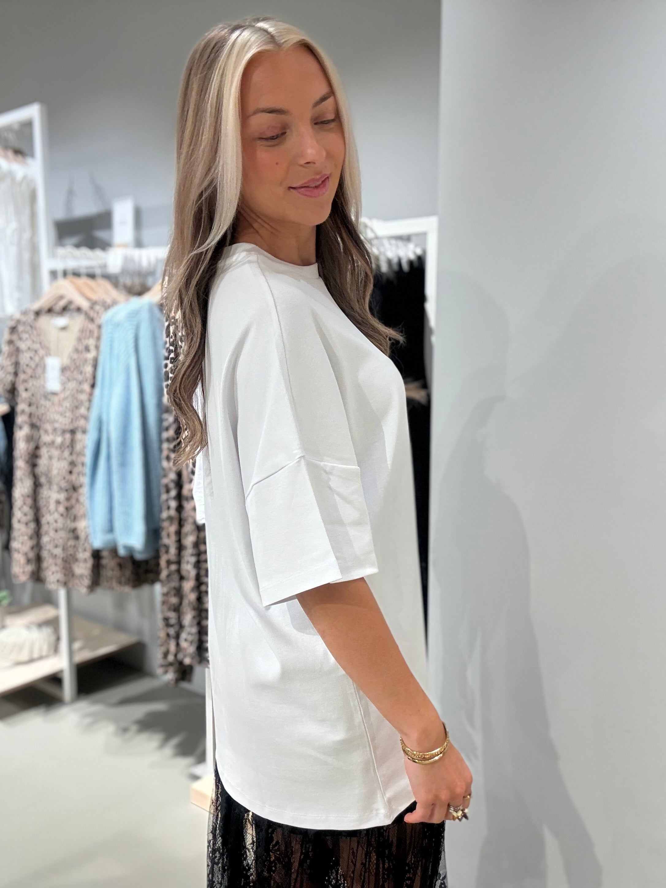 NMMOCCA Short Dress - Bright White