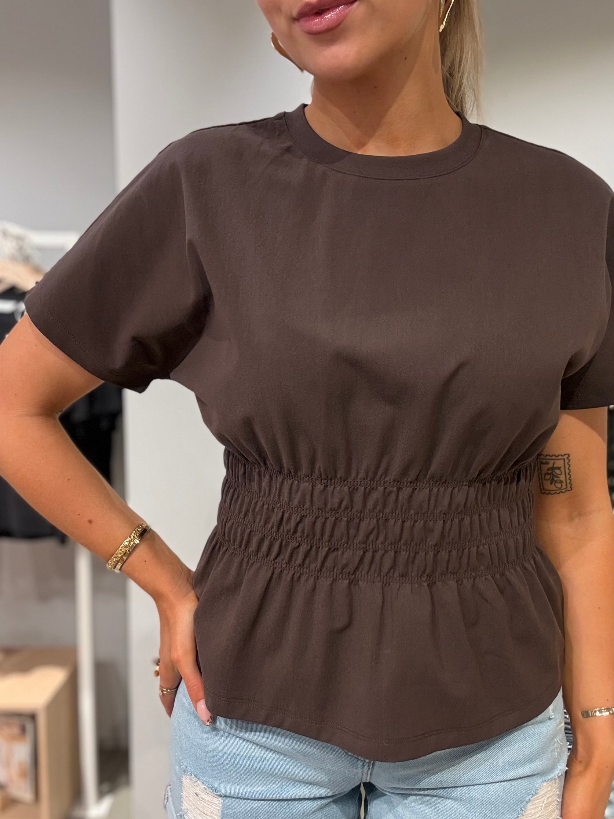 OBJSUNA Top - Seal Brown