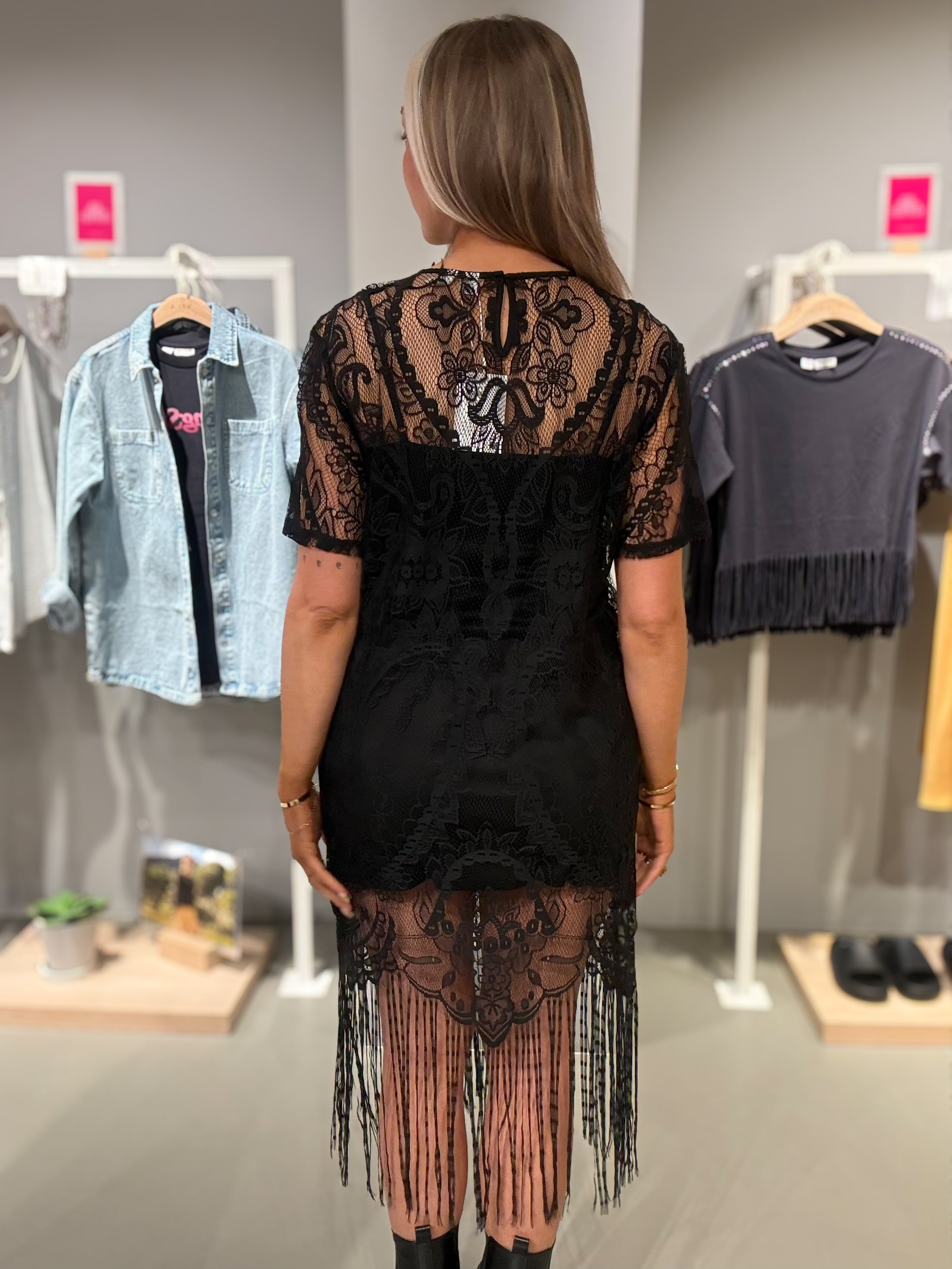 PCCLAIR Short Dress - Black