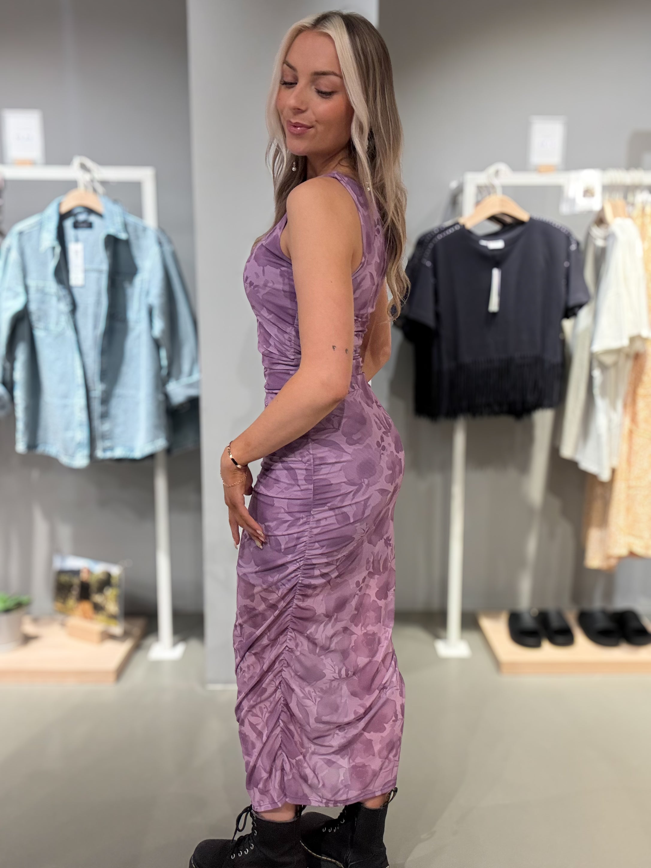 PCALLY Long Dress - Pastel Lilac