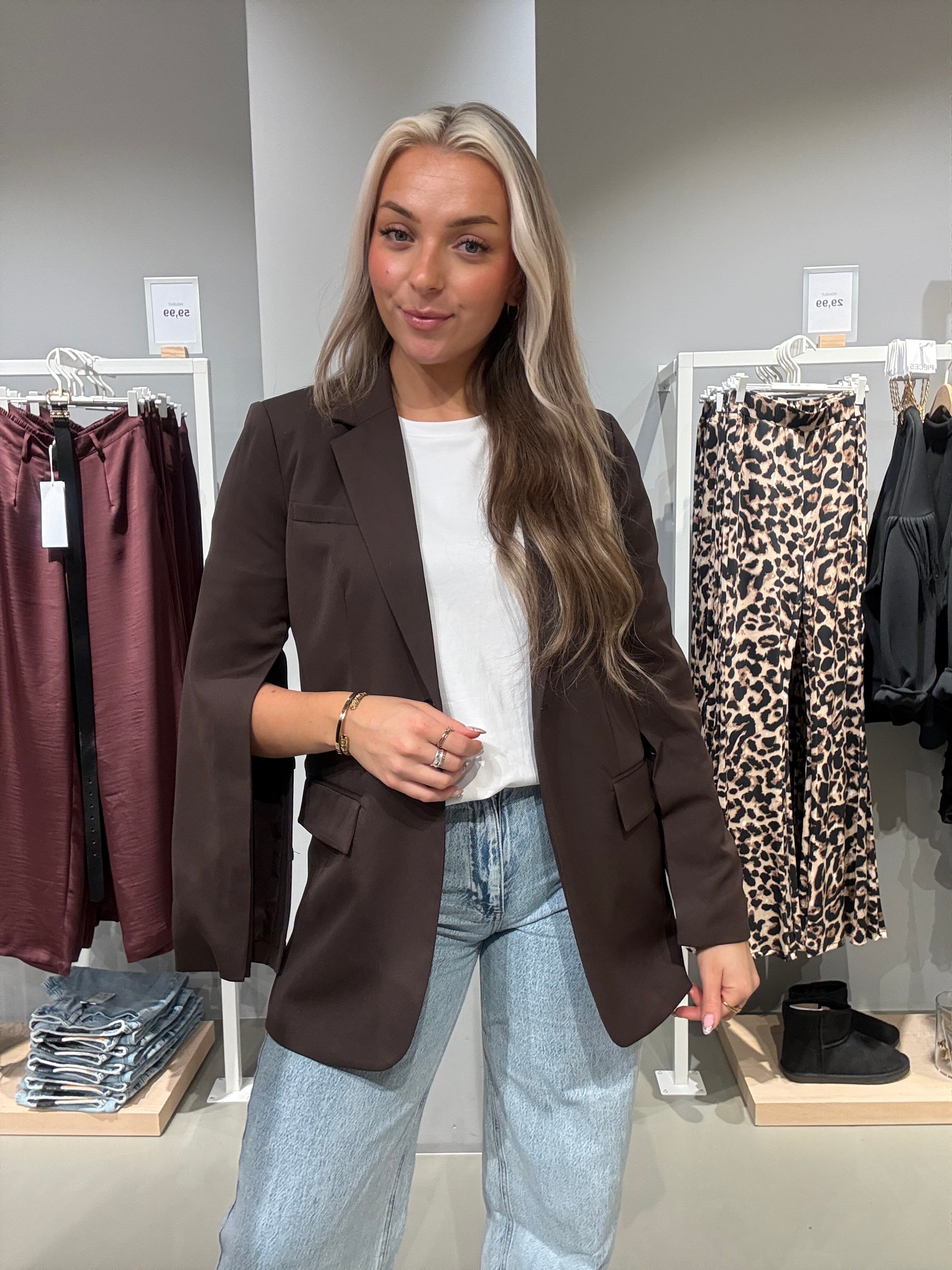 VIMOREJA Blazer - Coffee Bean