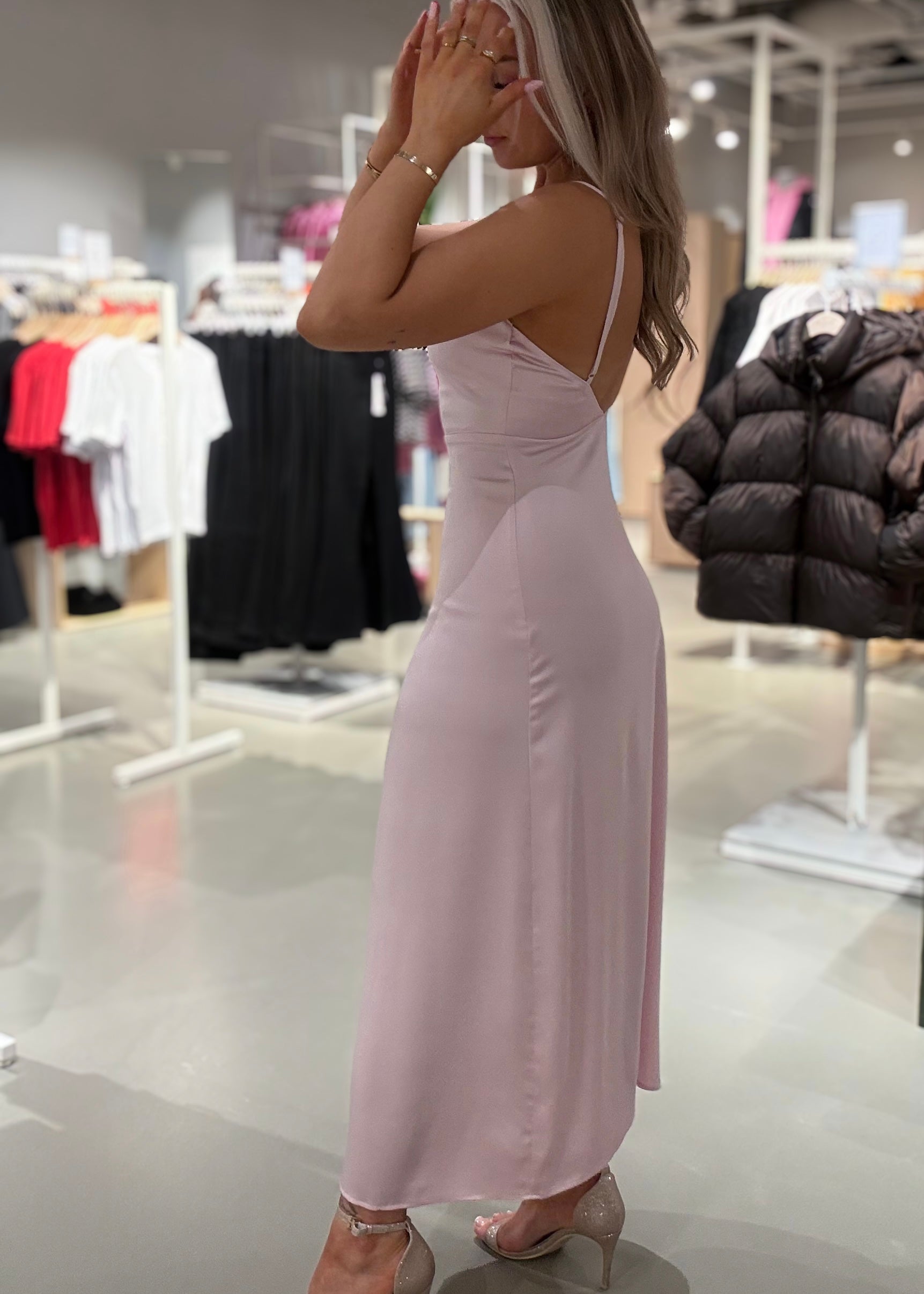 VIRAVENNA Long Dress - Cherry Blossom