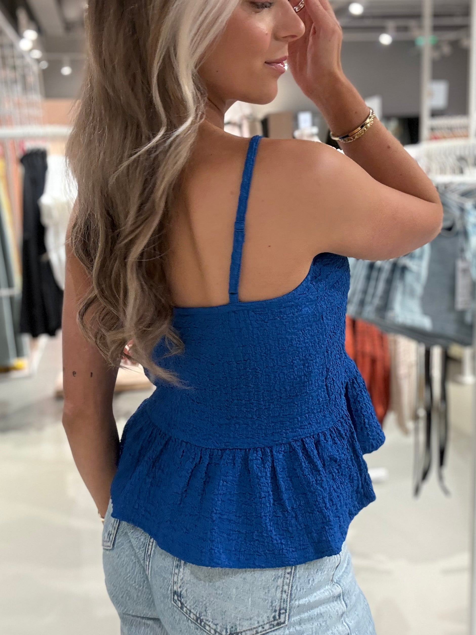 VILINDAU Top - Victoria Blue