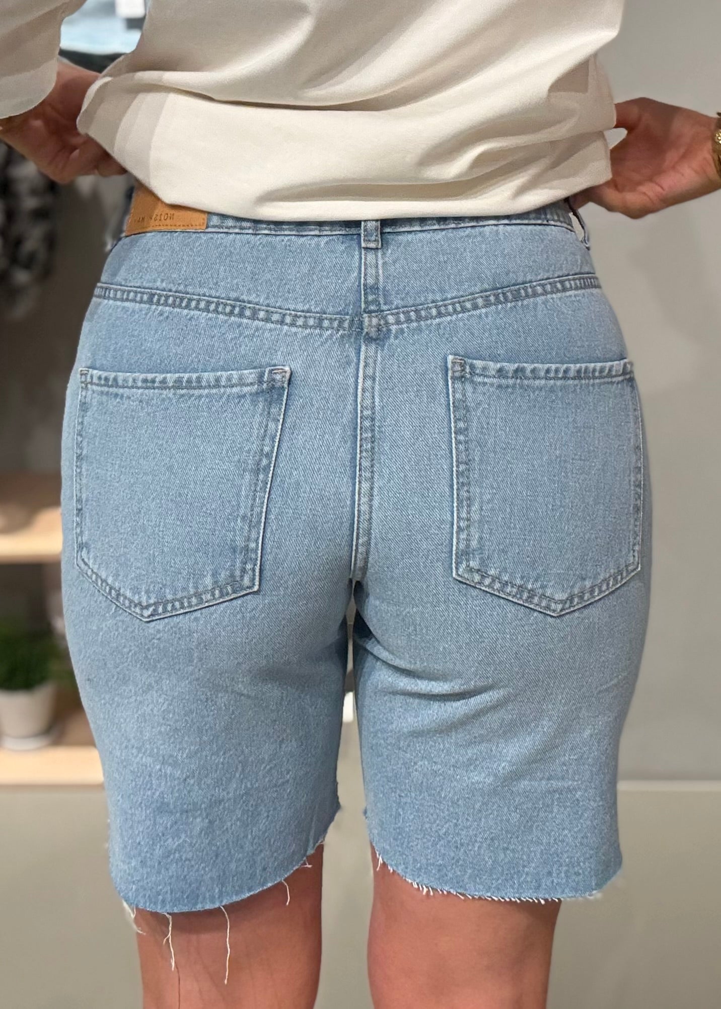 NMHOLLA 5 Pockets Shorts - Light Blue Denim