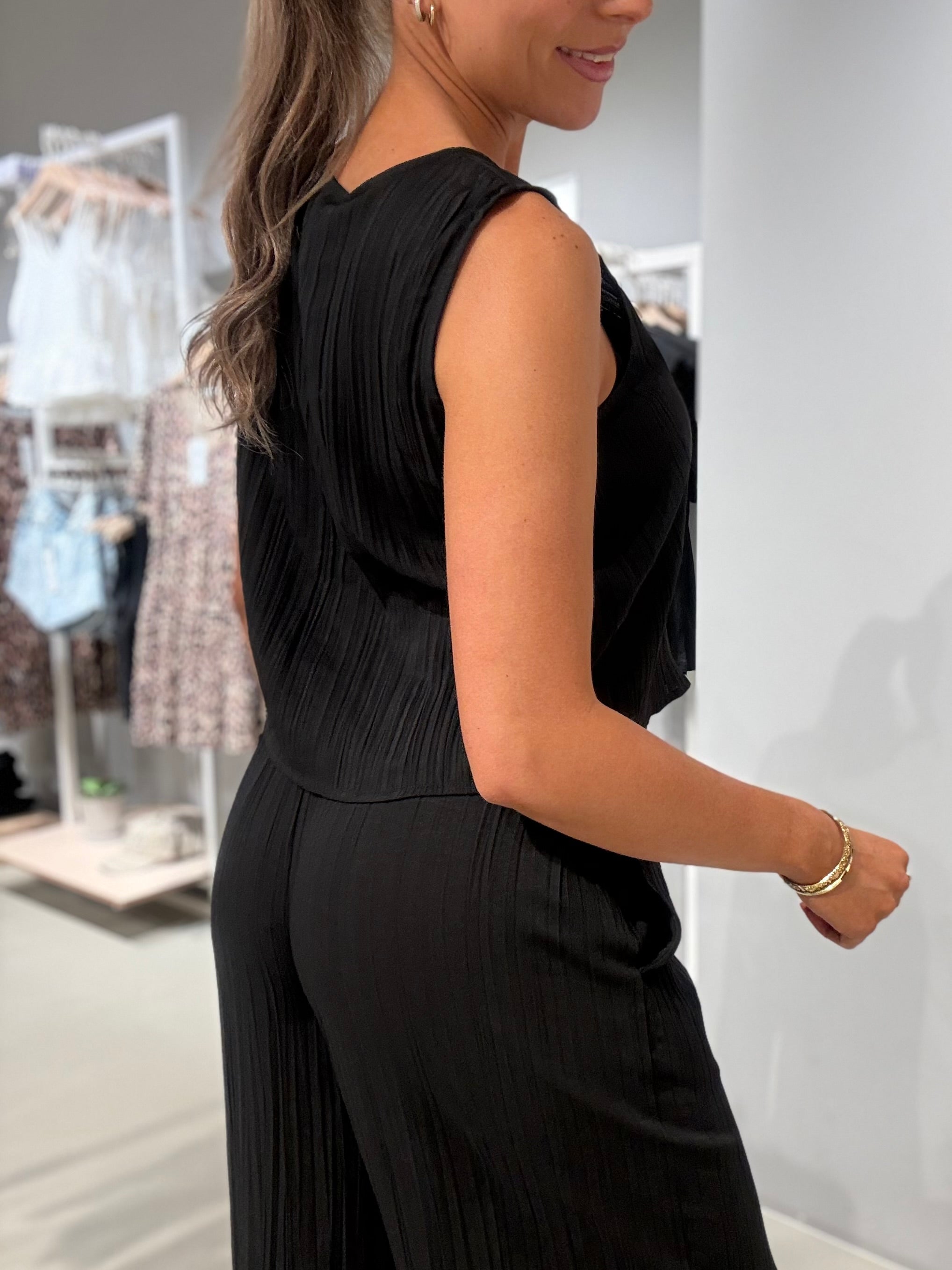 VIAPPI Trousers - Black Beauty