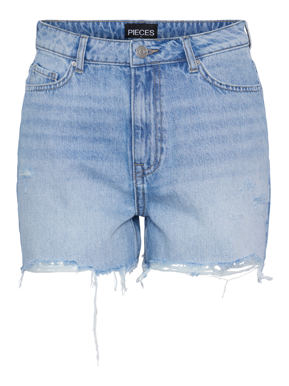 PCSUMMER Shorts - Light Blue Denim