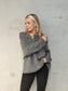 VIADINA Knit Top - Medium Grey Melange