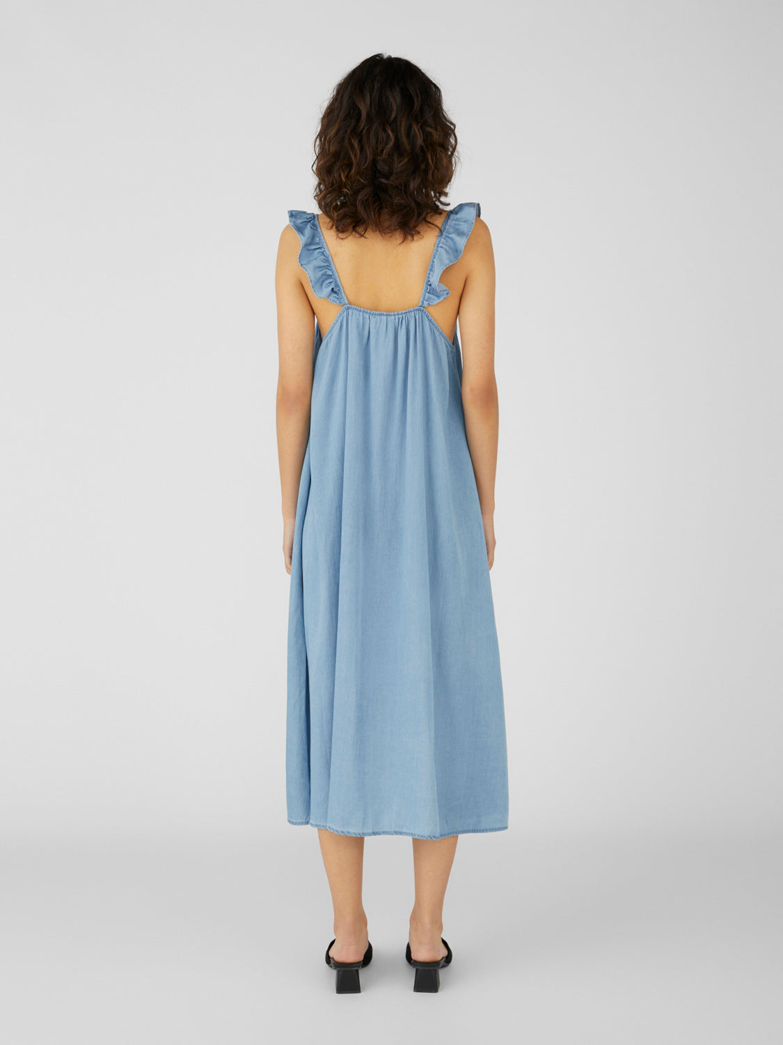 OBJLUCILLE Dress - Medium Blue Denim