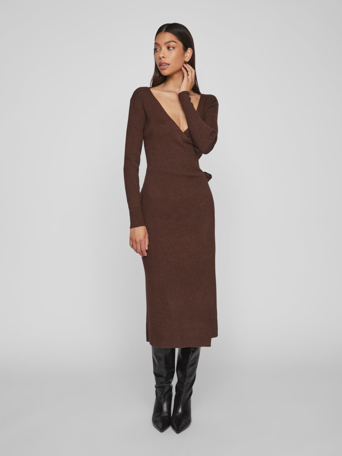 VICOMFY Dress - Shaved Chocolate
