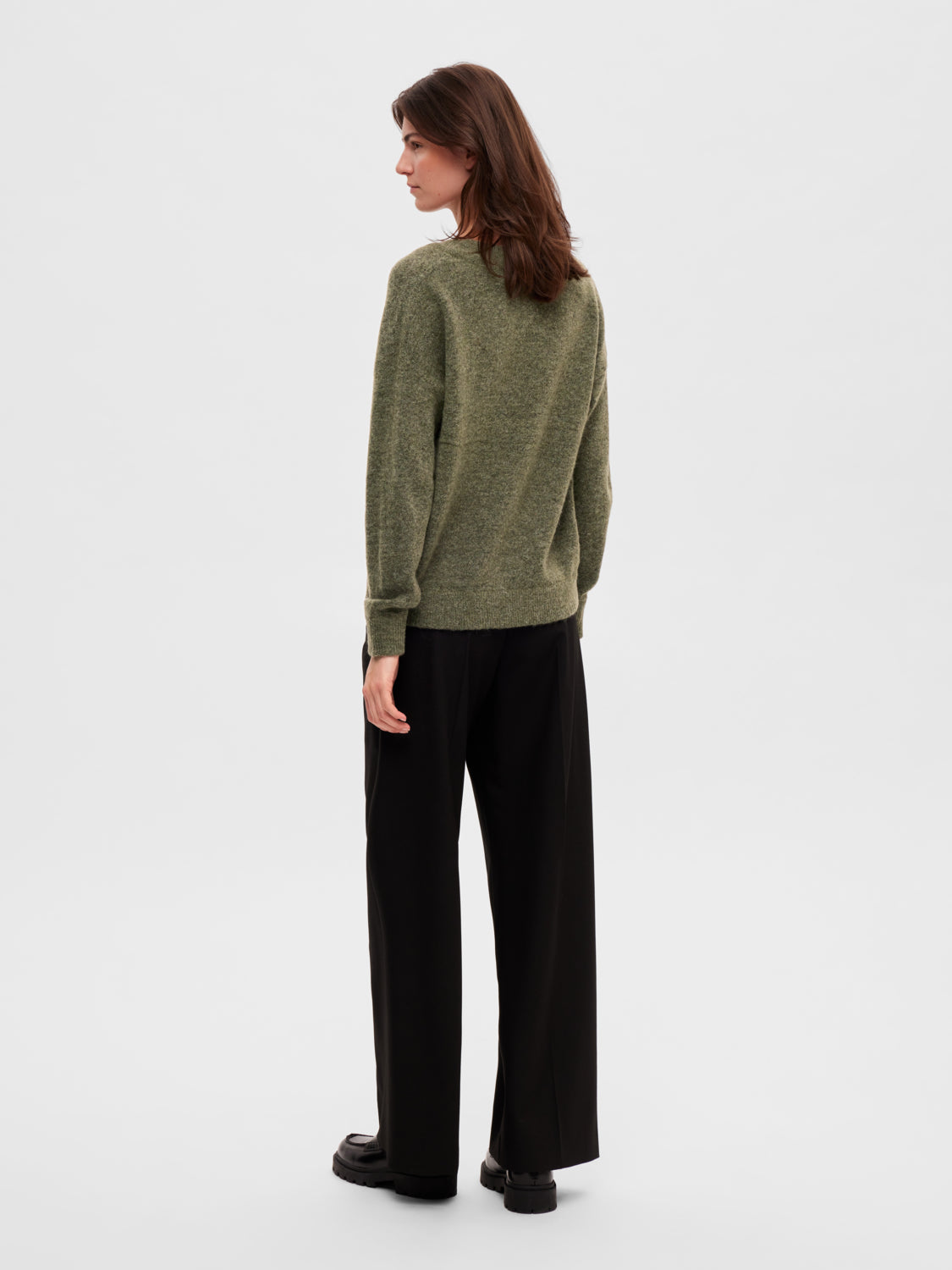SLFMALINE Pullover - Dusky Green
