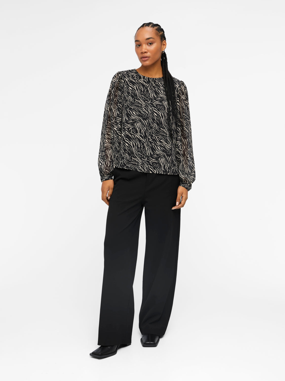 OBJMILA T-Shirts & Tops - Black