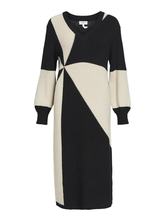 OBJMALENA Dress - Sandshell