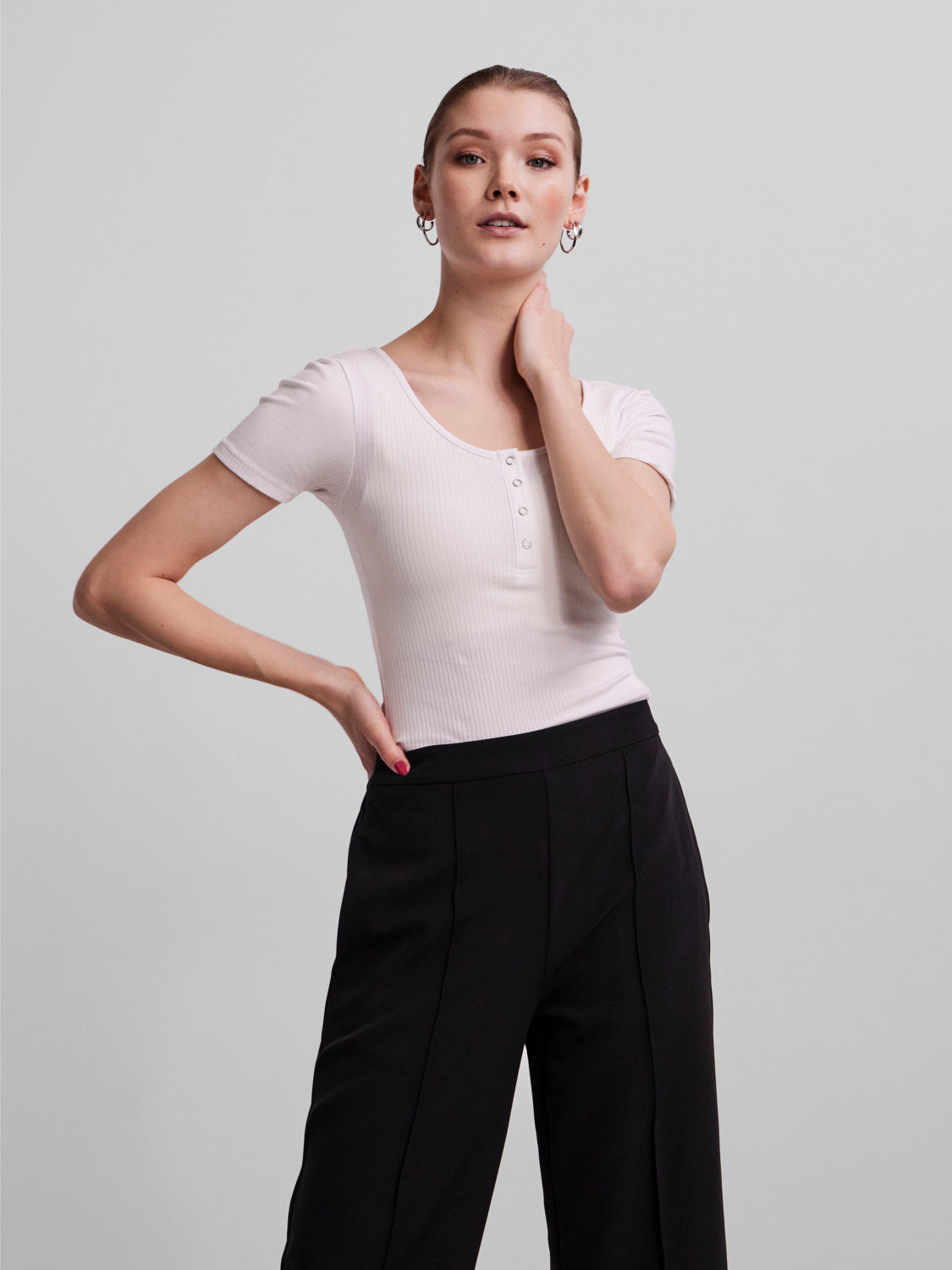 PCKITTE Tops - Bright White