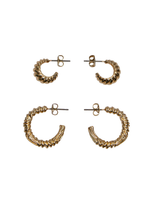 PCBELIS Earrings - Gold Colour
