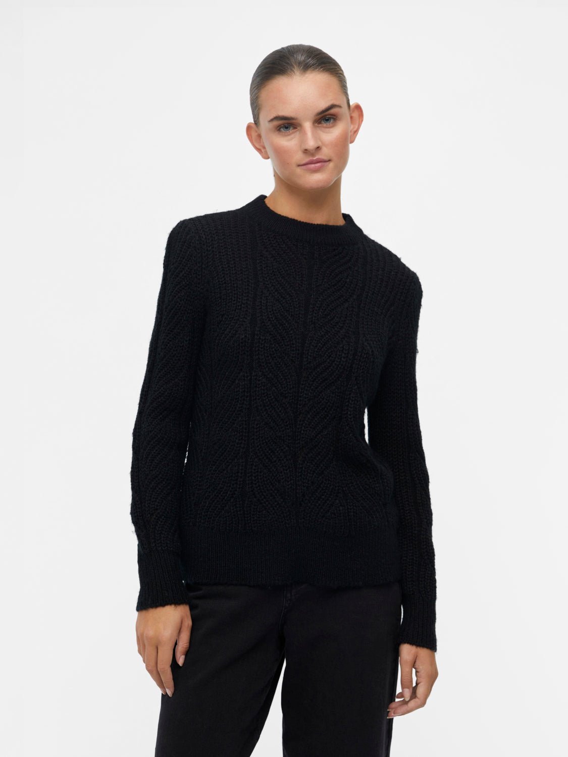 OBJNOVA Pullover - Black