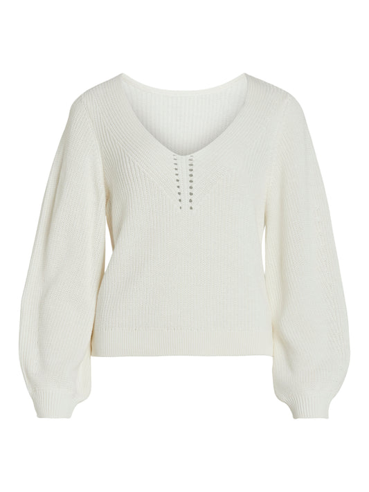 VIBAHA Pullover - White Alyssum