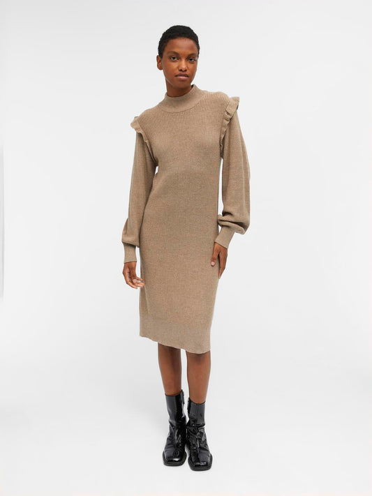 OBJMALENA Dress - Fossil