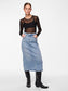 PCBELLA Skirt - Medium Blue Denim