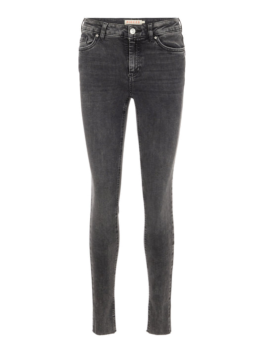 PCDELLY Jeans - Dark Grey Denim