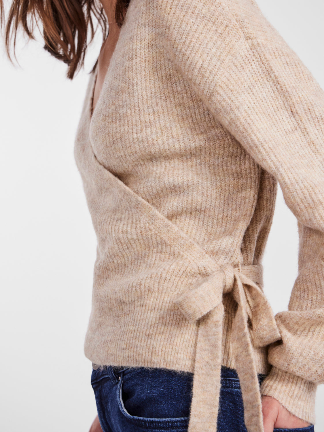 PCELLEN Cardigan - White Pepper