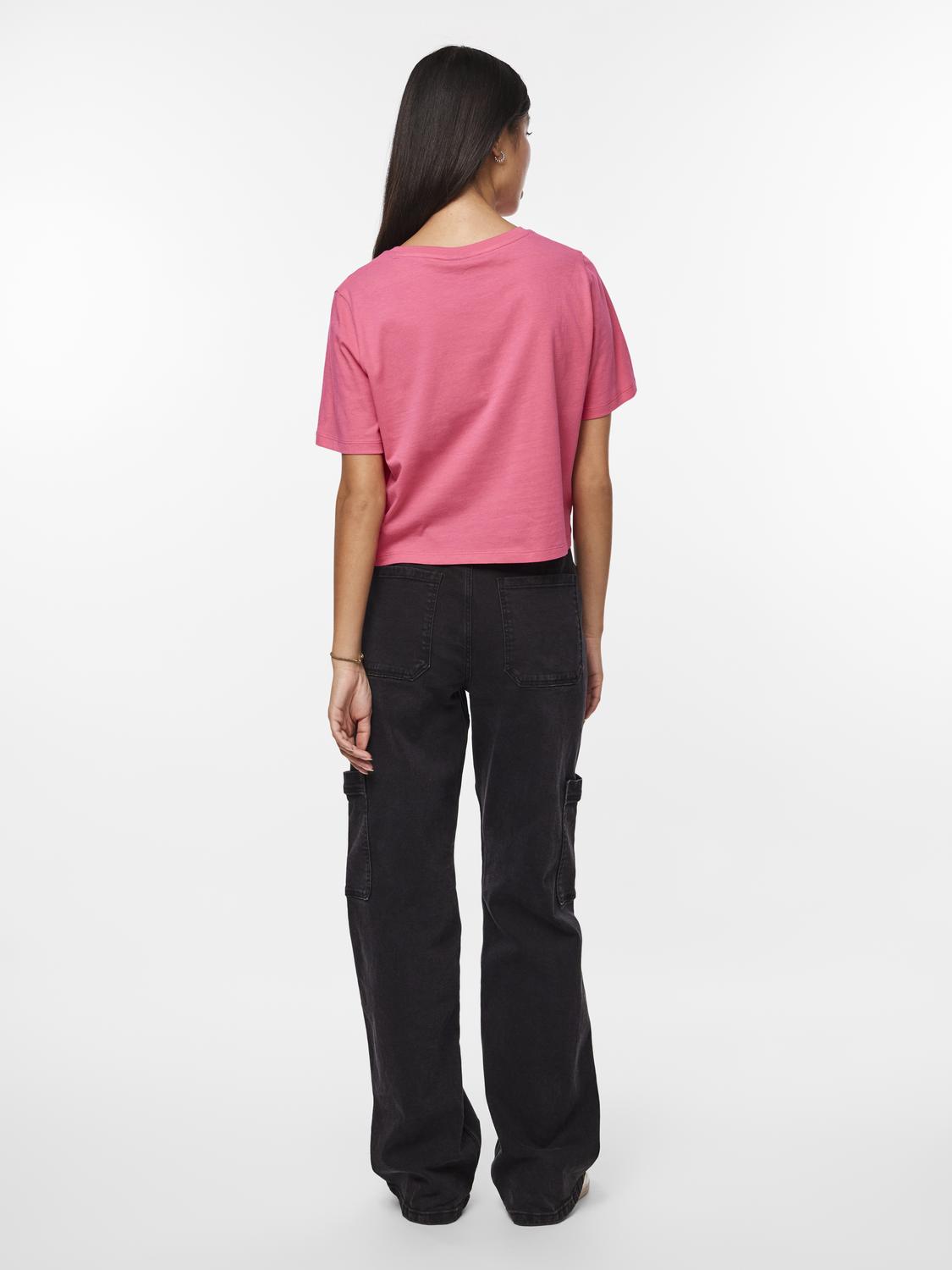 PCSARA T-Shirt - Hot Pink